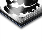 Vintage styled illustration of a woman with bottle wall art Acrylic print