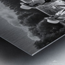 Elegant women enjoying a boat picnic wall art Metal print