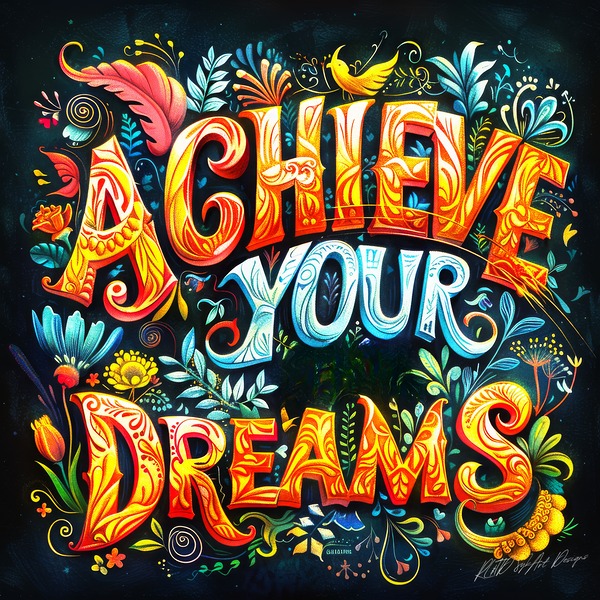 Achieve Your Dreams 4 Digital Download