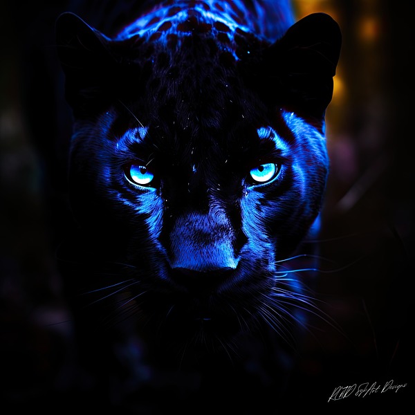 Panther Blue Digital Download