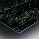 Track Of The Wolf  Metal print