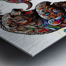 Bears And Bulls Metal print