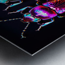 Scarab Blue Metal print