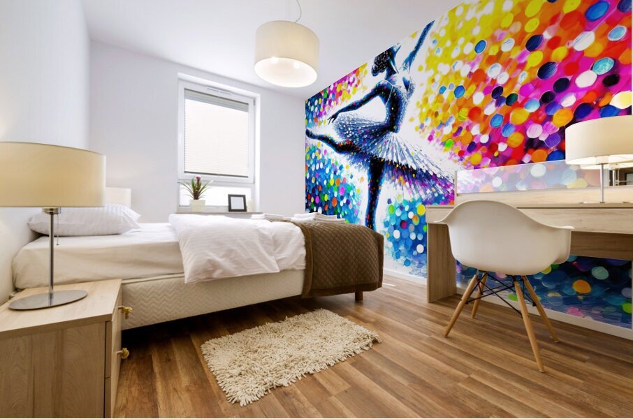 For The Love Of Ballet 19 Mural print