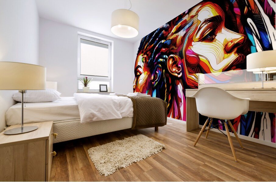 Together With Me Mural print