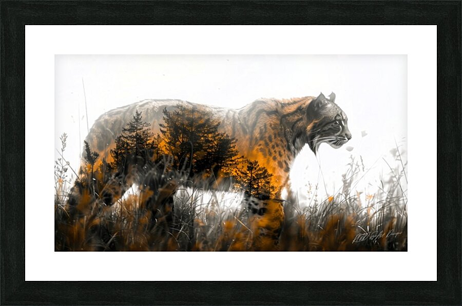 Wild Cat Prints Picture Frame print