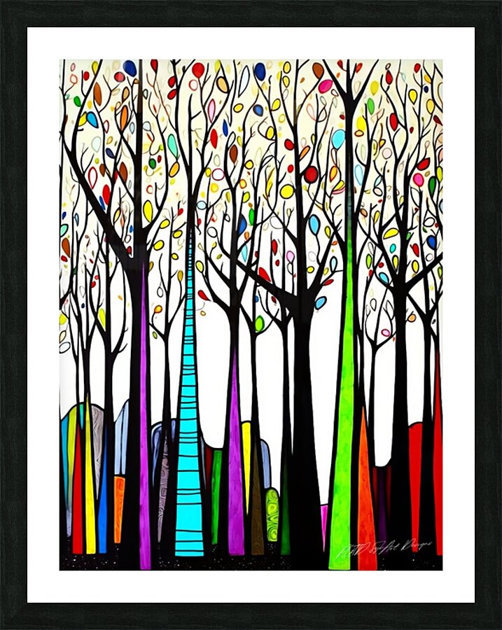 Forest Park Picture Frame print