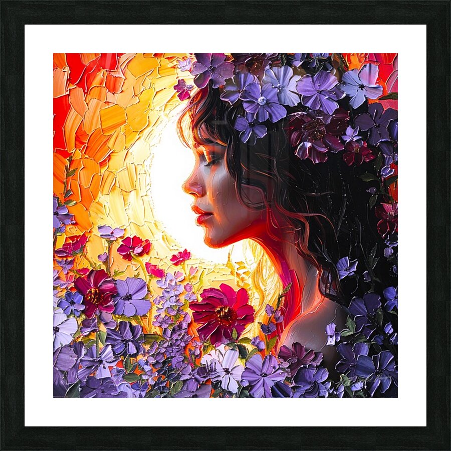 Eclipse Of Heart Picture Frame print