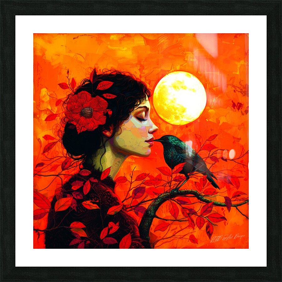 Sunset Companion  Picture Frame print