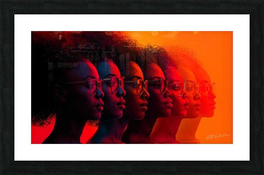 Solar Sisters - Lunar Beauty Picture Frame print