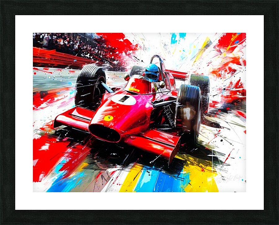 Auto Racing Events Picture Frame print