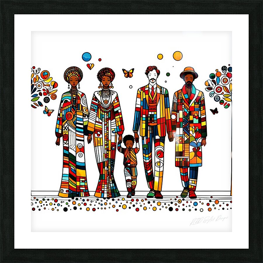 Family Unity Picture Frame print