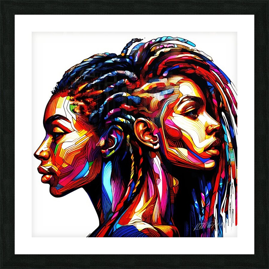 Together With Me Picture Frame print