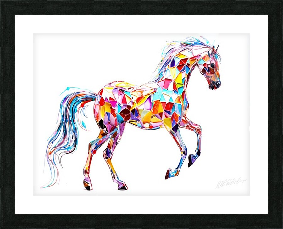 Rarity Crystal Pony Picture Frame print