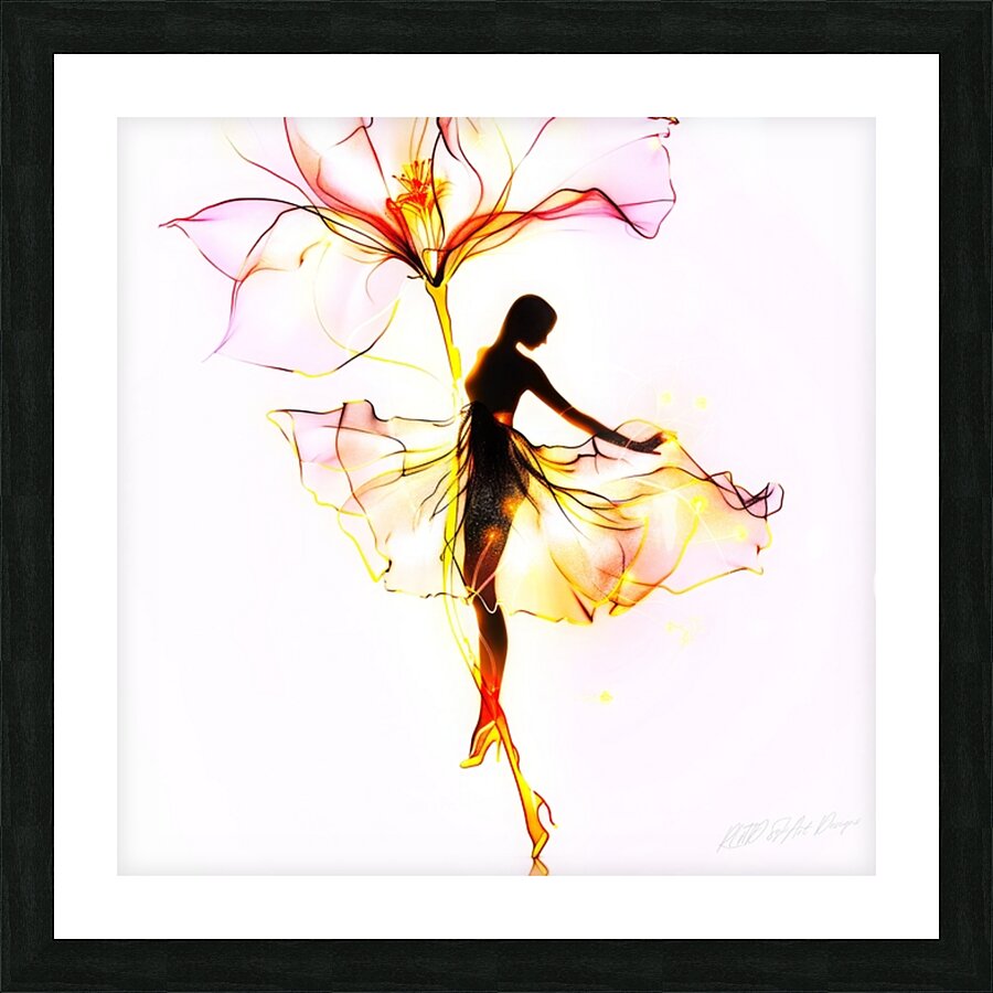 Flower Icon Picture Frame print