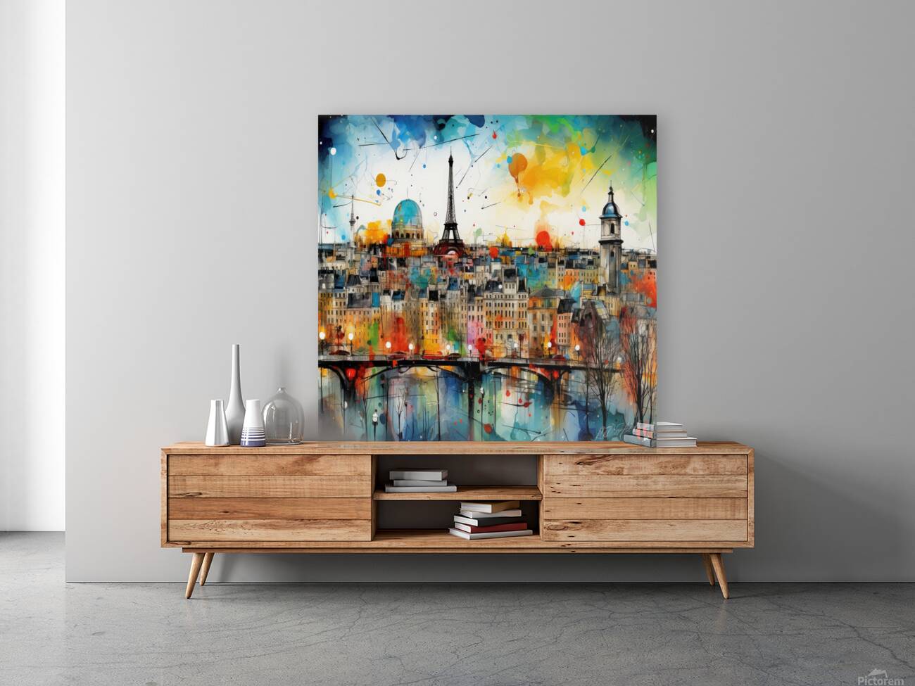 Cityscape Of Paris Reproduction