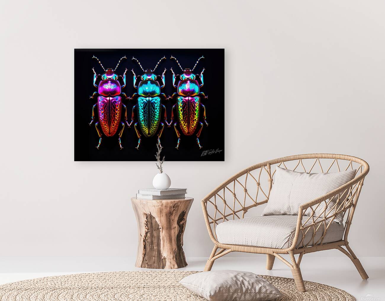 Scarab Blue Reproduction