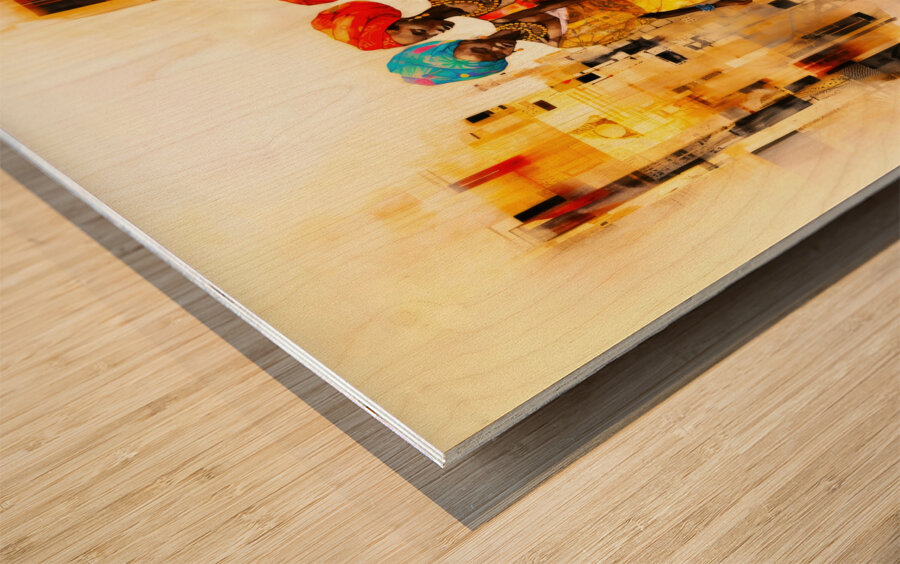 Family Pride Wood print