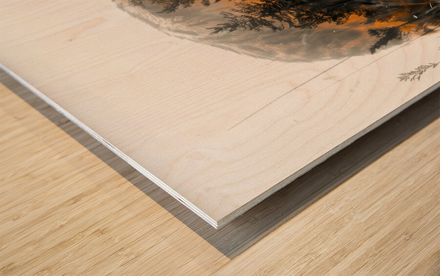 Wild Cat Prints Wood print