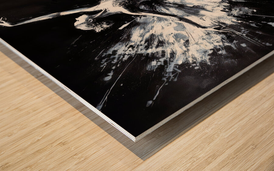 For The Love Of Ballet 2 Wood print