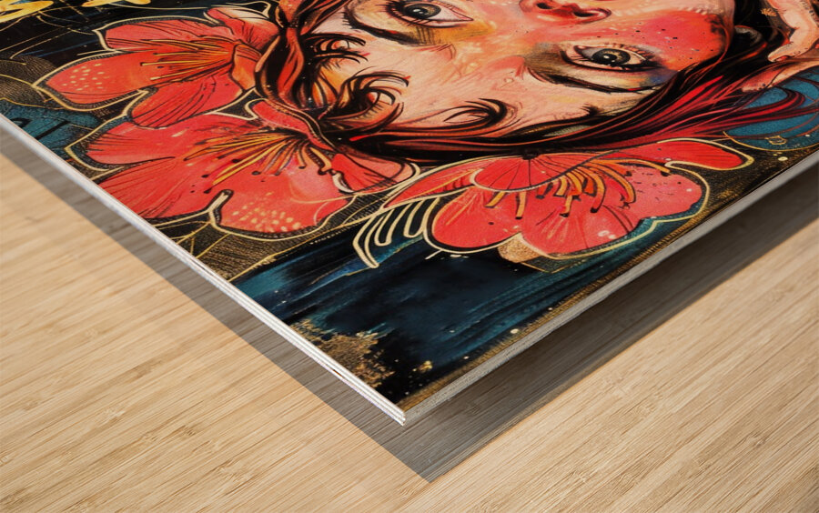 What The... Wood print