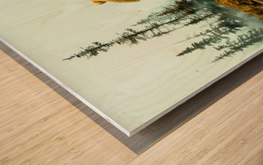 Bear River Wood print