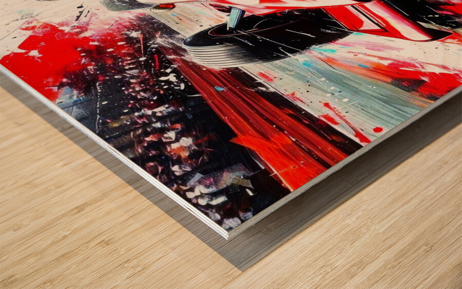 Auto Racing Events Wood print