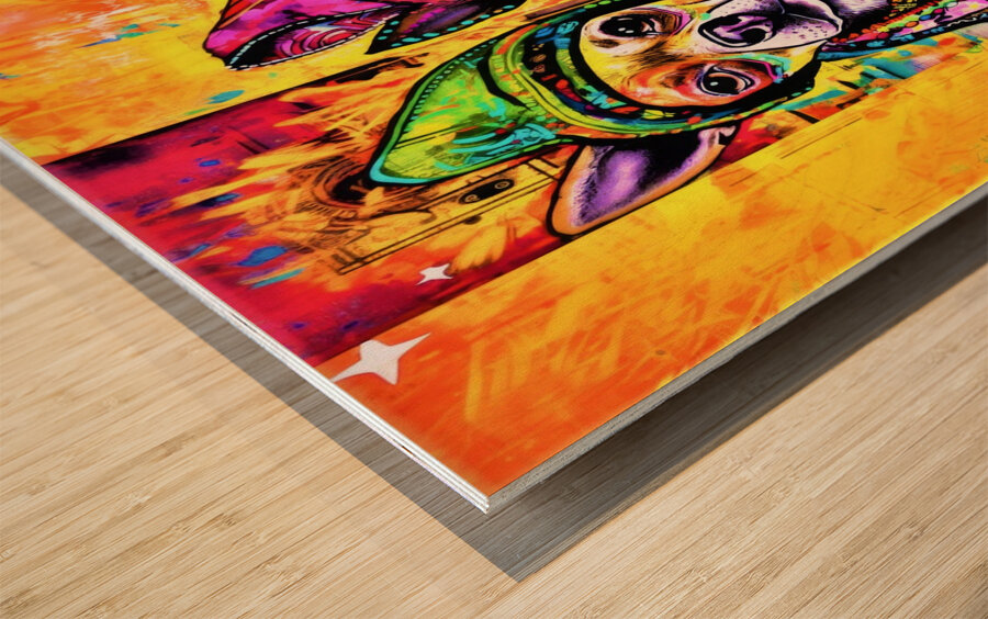 Mexican Chihuahuas Wood print