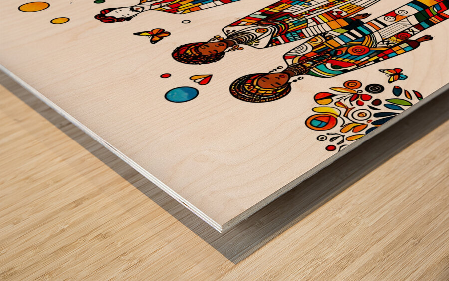 Family Unity Wood print