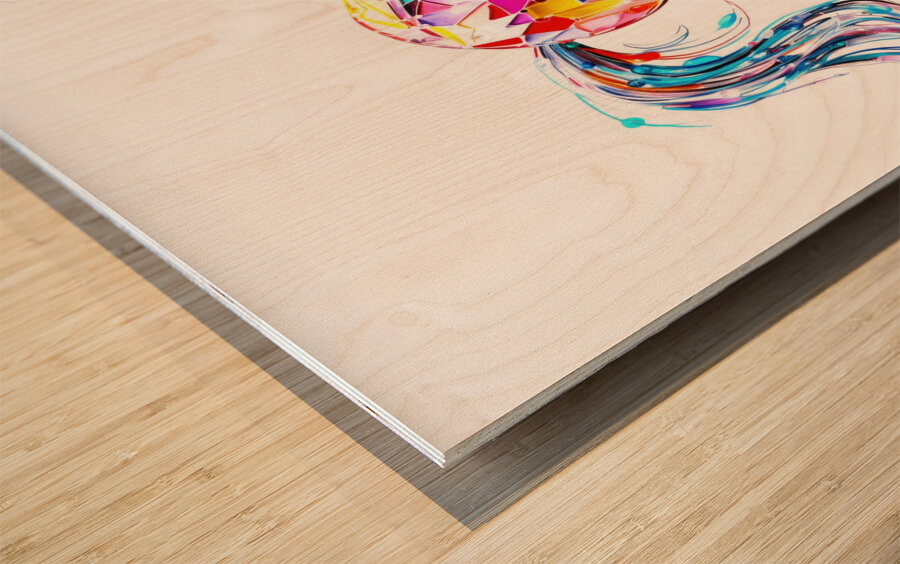 Rarity Crystal Pony Wood print