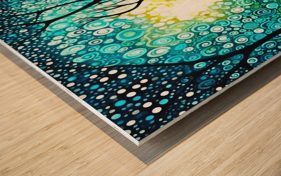 Walking In The Air  Wood print