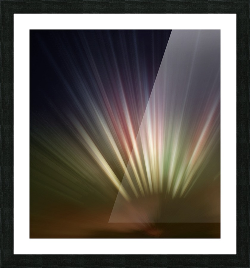 Spotlights Picture Frame print