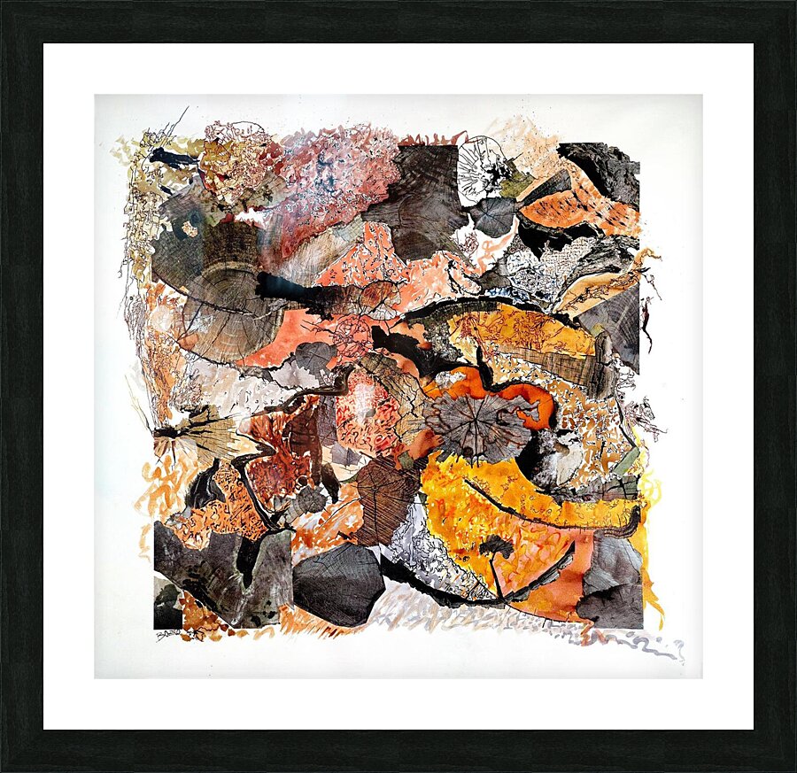 Dream of the Wood City 07 by Benoit Moreau Picture Frame Printing