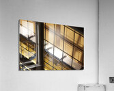 Fence Shadows Acrylic Print