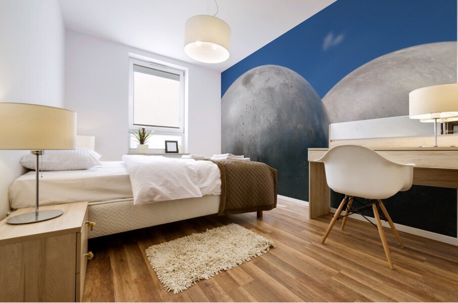 Sphere Sculpture Mural print