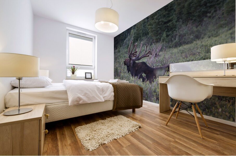Moose Mural print