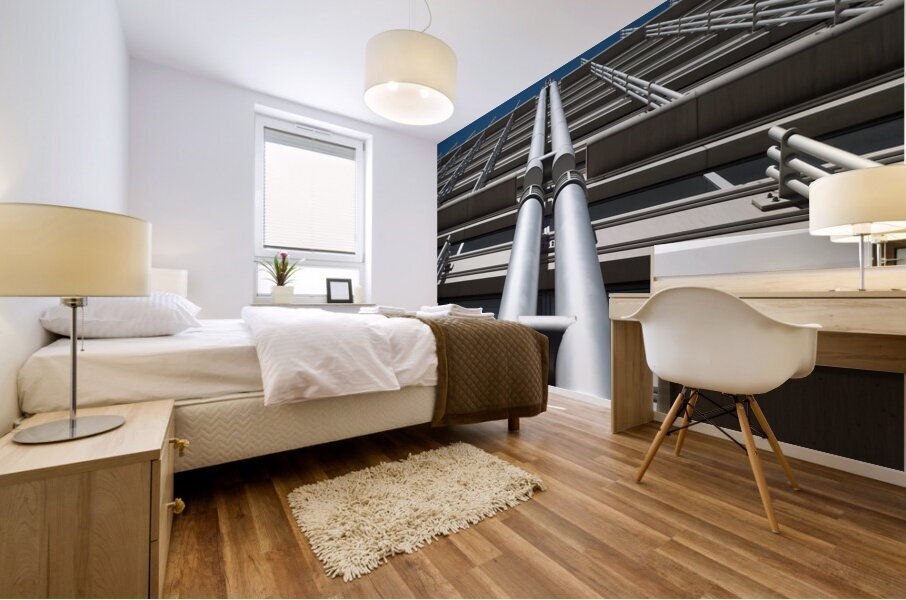 Converging Lines Mural print