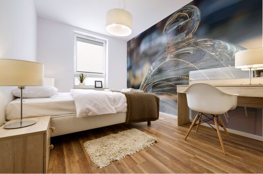 Glass and Lights Mural print