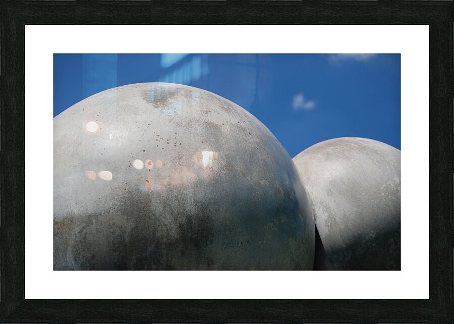 Sphere Sculpture Picture Frame print