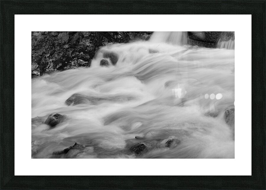 Flowing Stream Picture Frame print