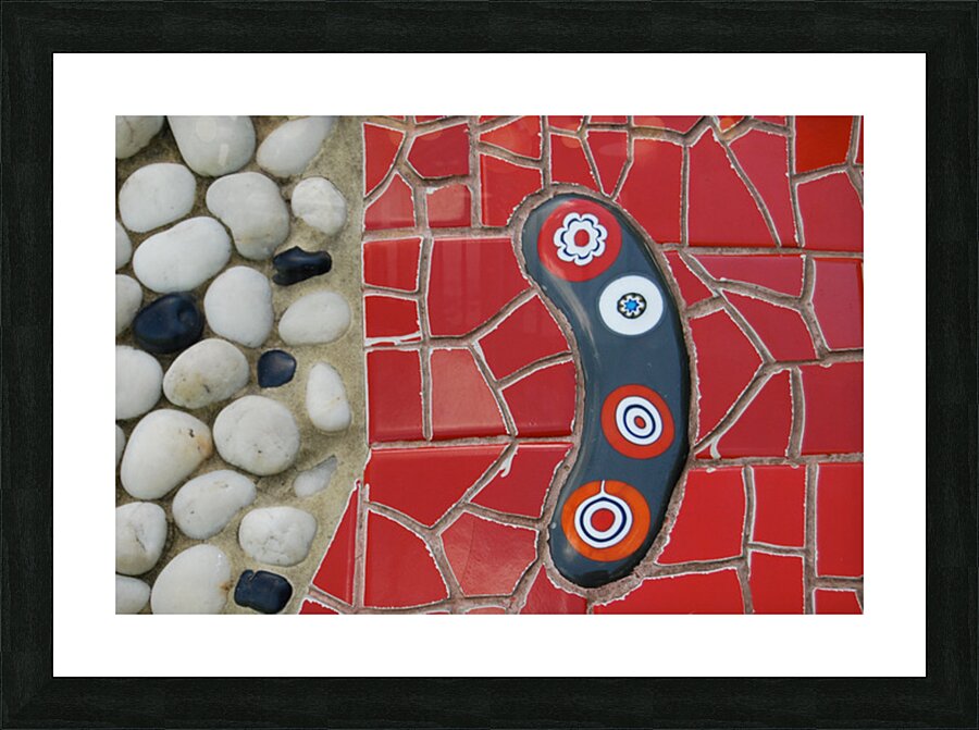 Tile Sculpture Picture Frame print