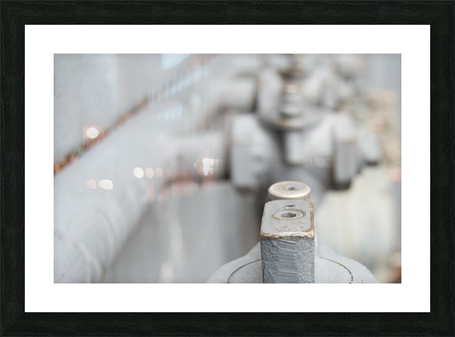 Gas Valves Picture Frame print