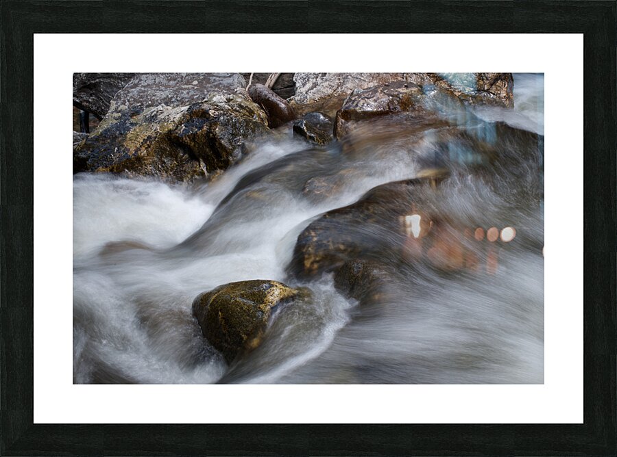 Flowing Stream Picture Frame print