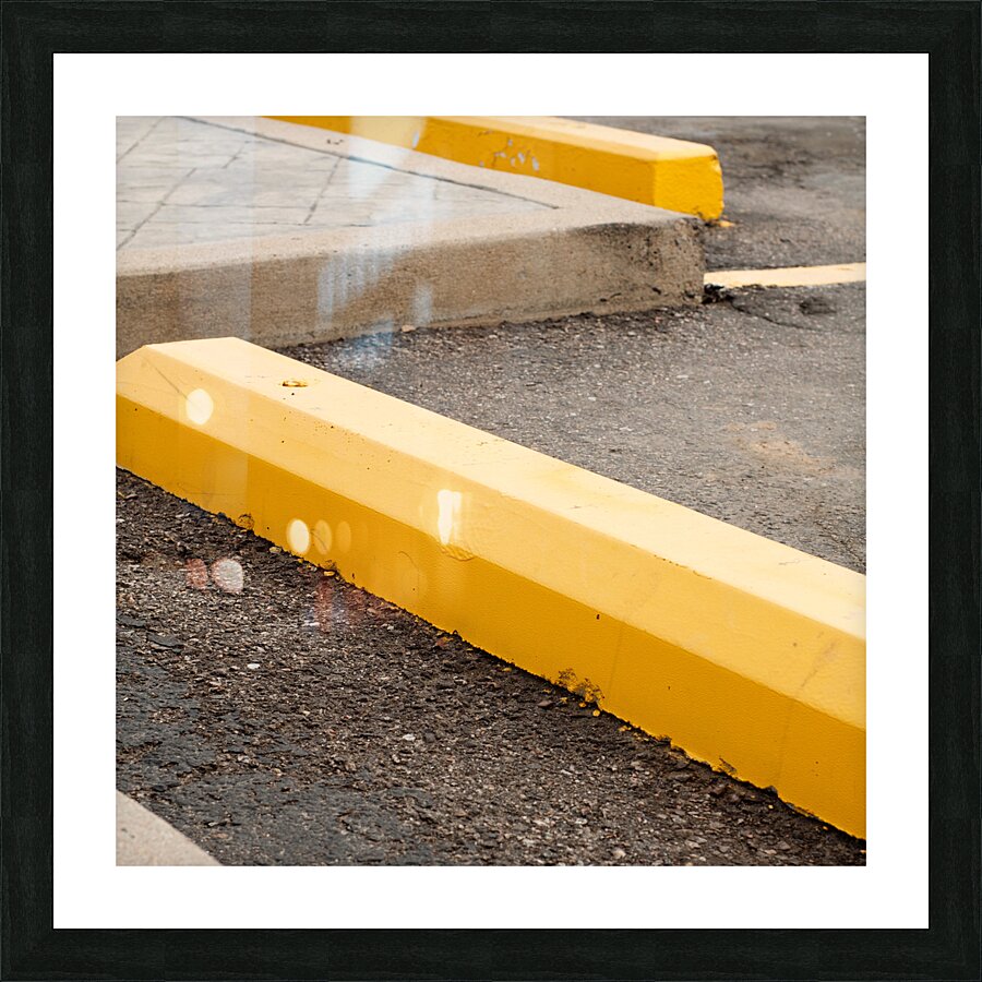 Parking Blocks Picture Frame print