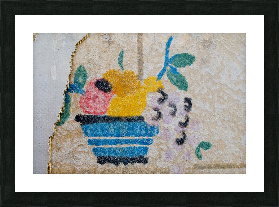 Wallpaper Fruit Picture Frame print