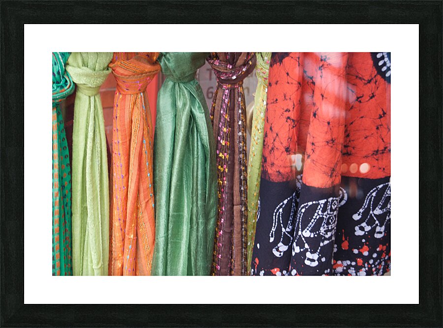 Scarves Picture Frame print