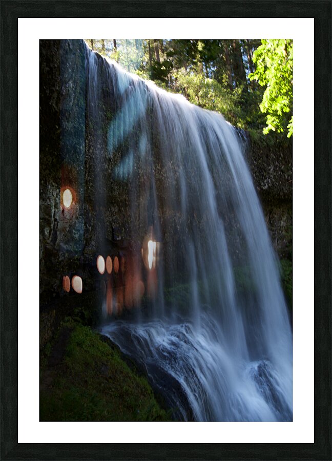 Waterfall 3 Picture Frame print
