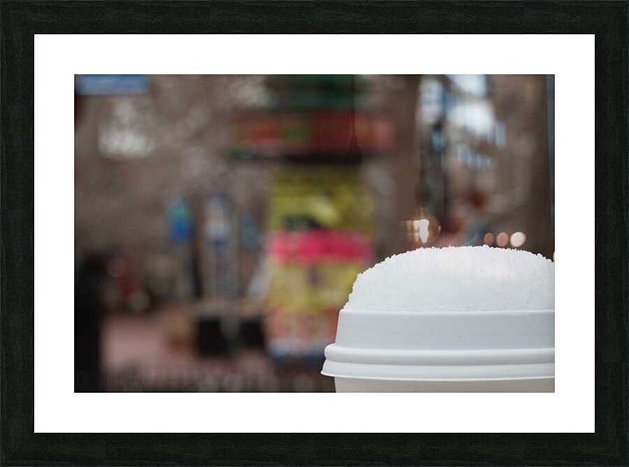 Snow to Go Picture Frame print