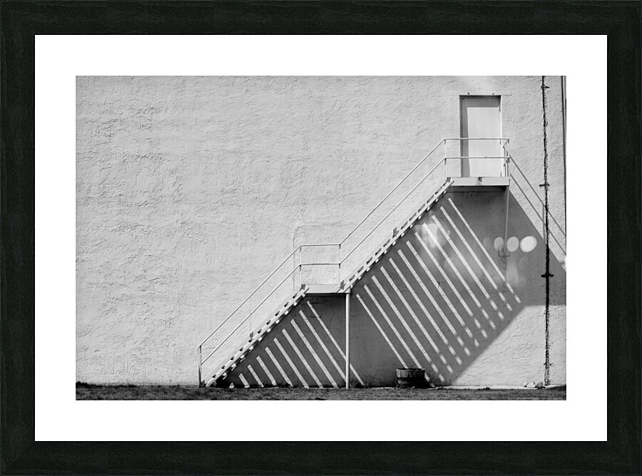 Stair Shadows Picture Frame print