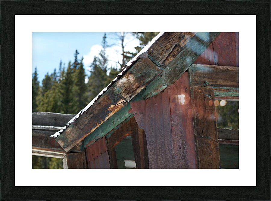 Rusty Shed Picture Frame print